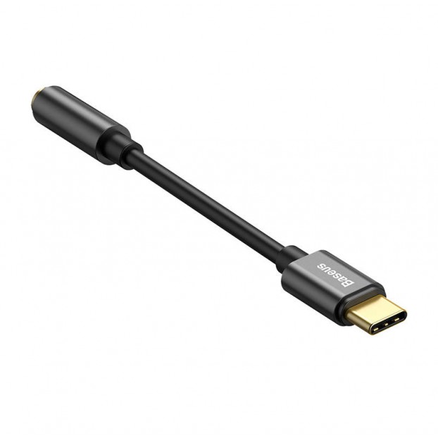 Adaptor Audio Baseus L54 Jack 3.5mm to USB-C - Negru Adaptor Audio Baseus L54 Jack 3.5mm to USB-C - Negru
