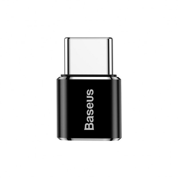 Adaptor Baseus Micro USB to Type-C Adapter Converter - Negru