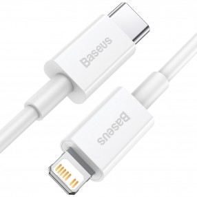 Cablu BASEUS Superior Series Type-C to Lightning, PD 20W, 1.5m - Alb