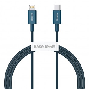 Cablu BASEUS Superior Series Type-C to Lightning, PD 20W, 1m - Albastru