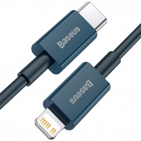 Cablu BASEUS Superior Series Type-C to Lightning, PD 20W, 2m - Albastru