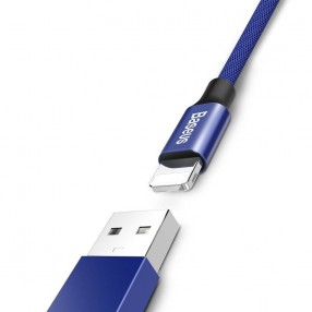 Cablu BASEUS Yiven USB to Lightning, 2A, 1.2m - Albastru