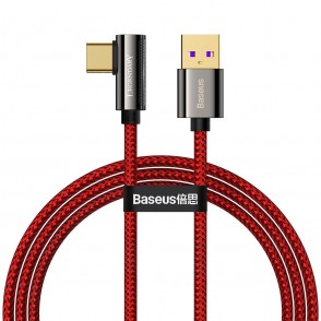 Cablu BASEUS Legend Series USB to Type-C, 66W, 1m - Rosu