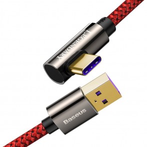 Cablu BASEUS Legend Series USB to Type-C, 66W, 1m - Rosu