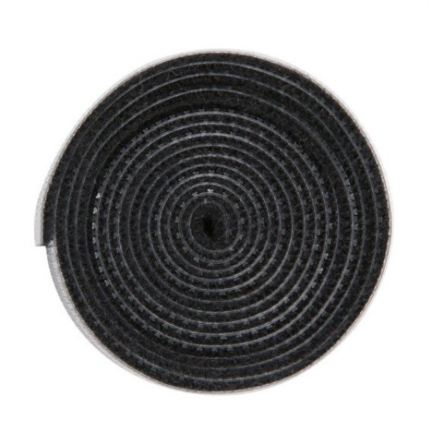 Organizator cabluri Baseus Rainbow Circle Velcro Straps, 1m - Negru