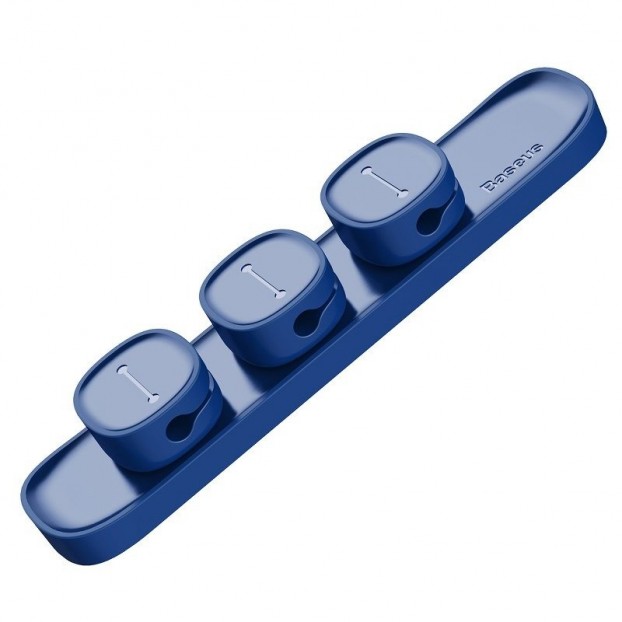 Set Organizator Cabluri Baseus Peas Cable Clip - Albastru