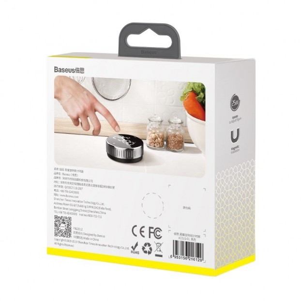 Cronometru Digital Baseus Heyo Rotation Countdown Timer - Negru Cronometru Digital Baseus Heyo Rotation Countdown Timer - Negru