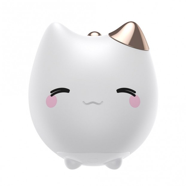 Lampa LED Wireless BASEUS Cute Series Kitty, 1100 mAh, Silicon, RGB - Alb