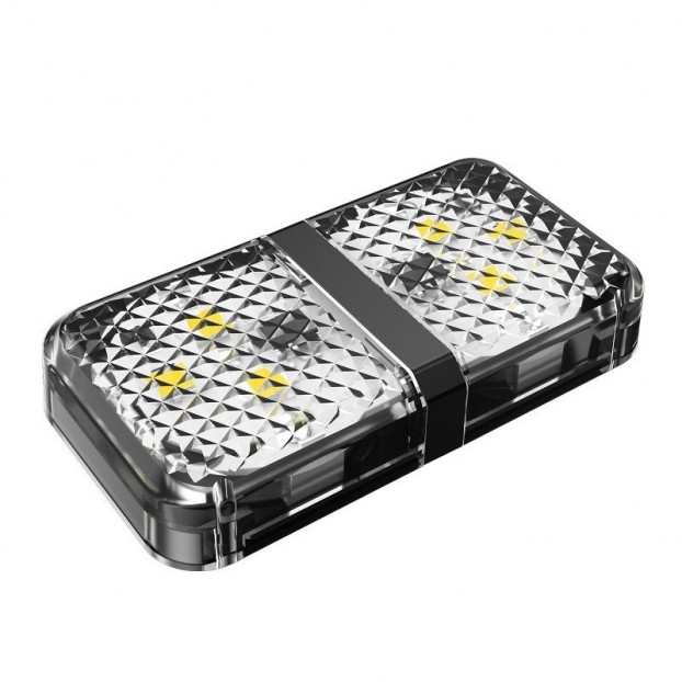 Set Senzor LED Avertizare Usa Deschisa Baseus - Negru Set Senzor LED Avertizare Usa Deschisa Baseus - Negru