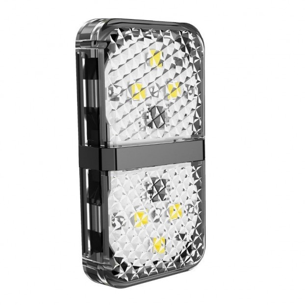 Set Senzor LED Avertizare Usa Deschisa Baseus - Negru Set Senzor LED Avertizare Usa Deschisa Baseus - Negru