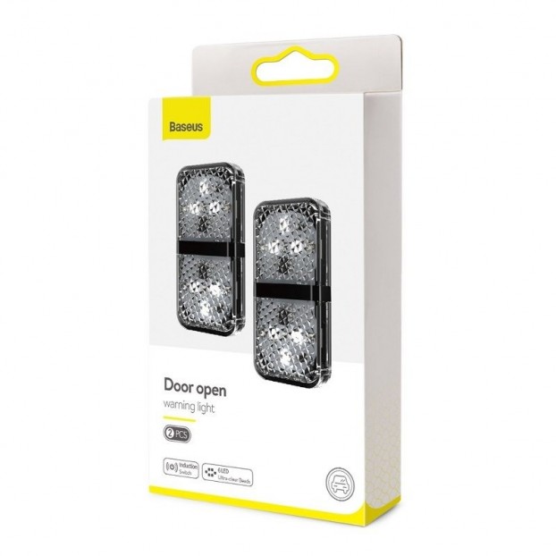 Set Senzor LED Avertizare Usa Deschisa Baseus - Negru Set Senzor LED Avertizare Usa Deschisa Baseus - Negru