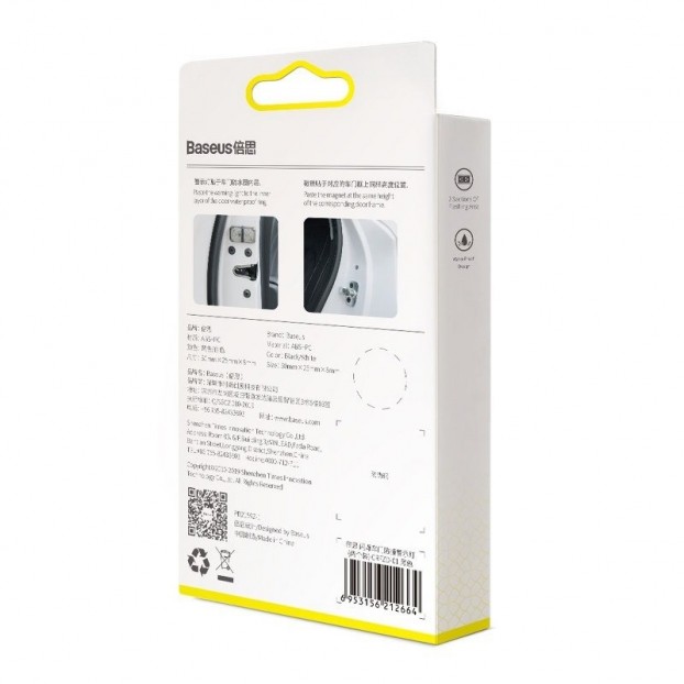 Set Senzor LED Avertizare Usa Deschisa Baseus - Negru Set Senzor LED Avertizare Usa Deschisa Baseus - Negru