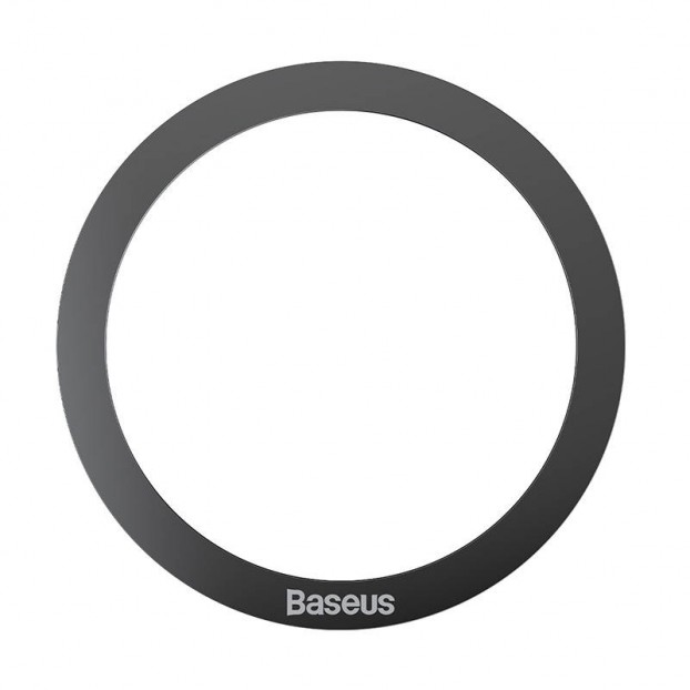Set 2x Adaptor Magnet Baseus Halo Series Magnetic Ring MagSafe - Negru 