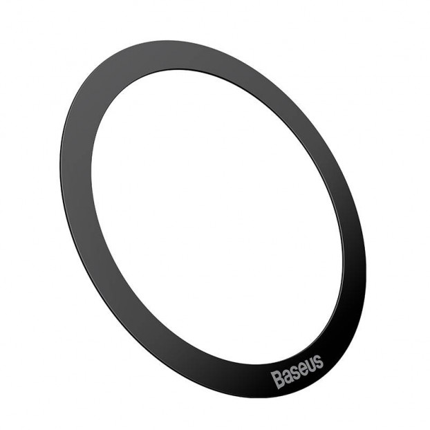 Set 2x Adaptor Magnet Baseus Halo Series Magnetic Ring MagSafe - Negru 