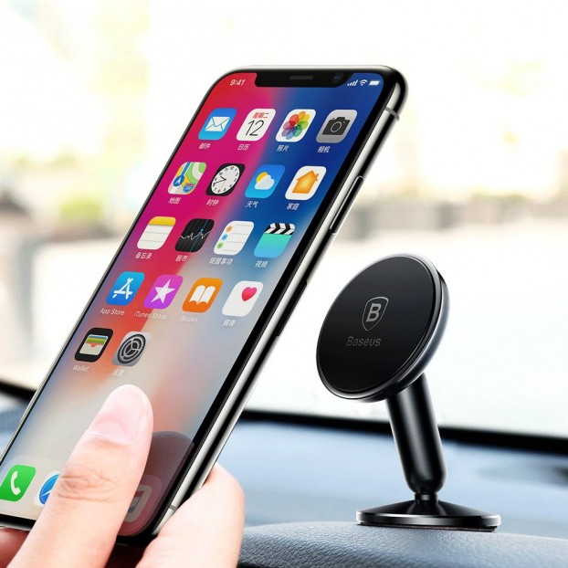 Suport Auto Baseus Bullet Magnetic pentru bord - Negru
