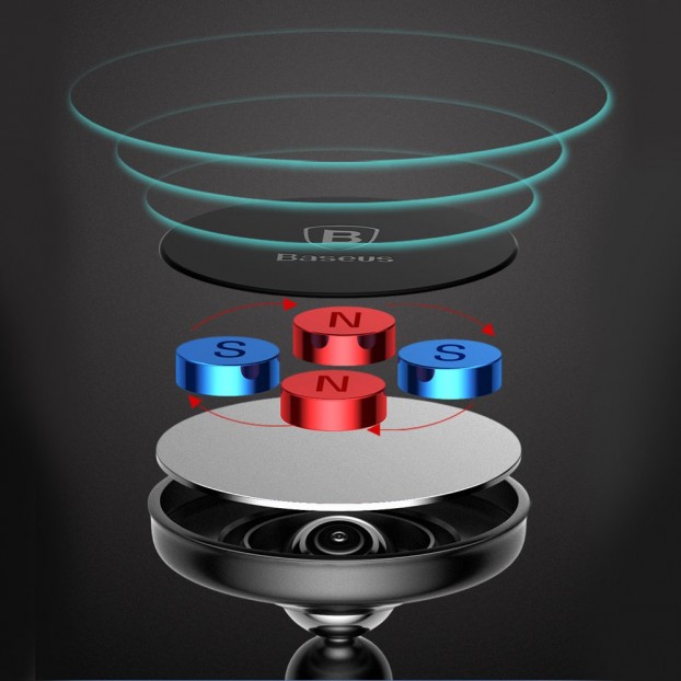 Suport Auto Baseus Bullet Magnetic pentru bord - Negru