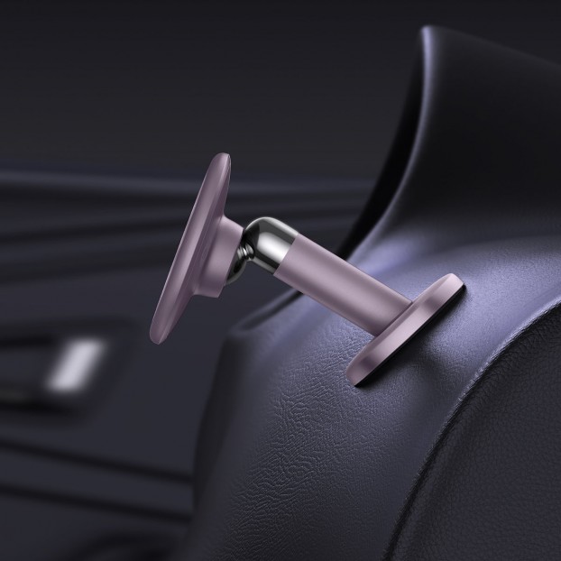 Suport Auto Baseus C01 Magnetic Phone Holder Stick-On Version pentru bord - Mov Suport Auto Baseus C01 Magnetic Phone Holder Stick-On Version pentru bord - Mov
