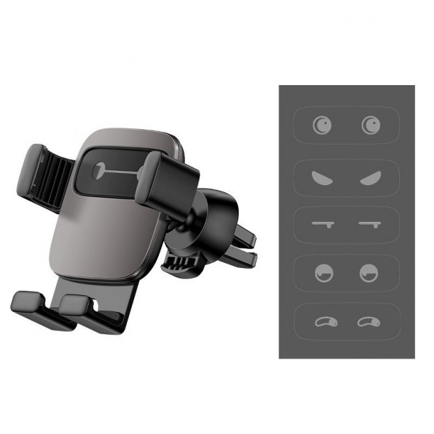 Suport Auto Baseus Cube Gravitational pentru grila de ventilatie - Negru Suport Auto Baseus Cube Gravitational pentru grila de ventilatie - Negru