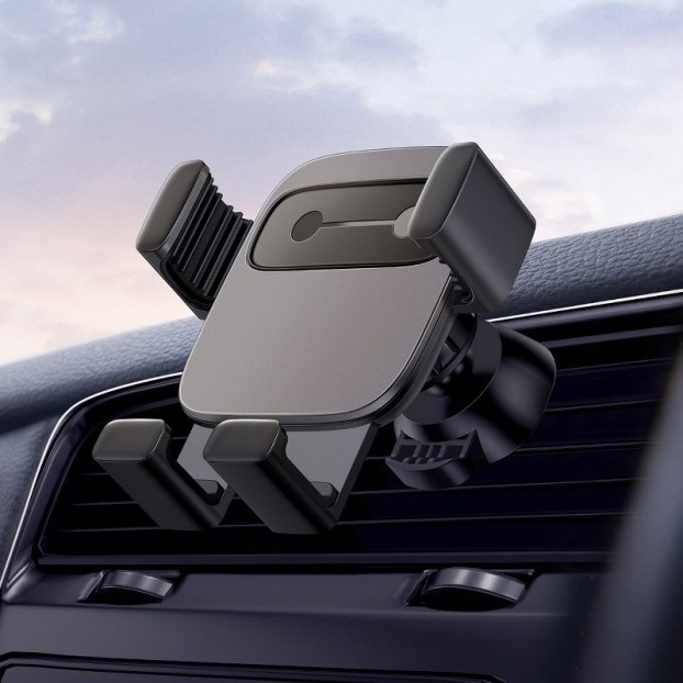 Suport Auto Baseus Cube Gravitational pentru grila de ventilatie - Negru Suport Auto Baseus Cube Gravitational pentru grila de ventilatie - Negru