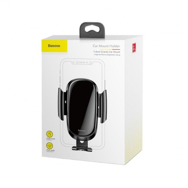 Suport Auto Baseus Future Gravity pentru grila de ventilatie - Negru