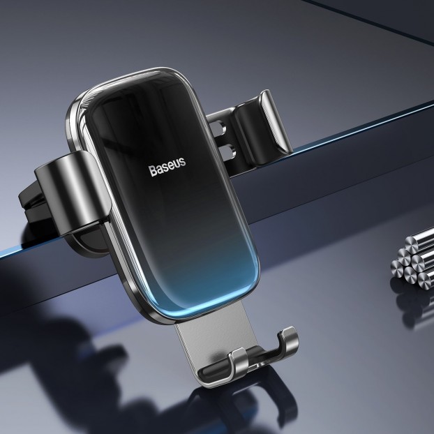Suport Auto Baseus Glaze Gravitational Holder pentru grila de ventilatie - Negru Suport Auto Baseus Glaze Gravitational Holder pentru grila de ventilatie - Negru