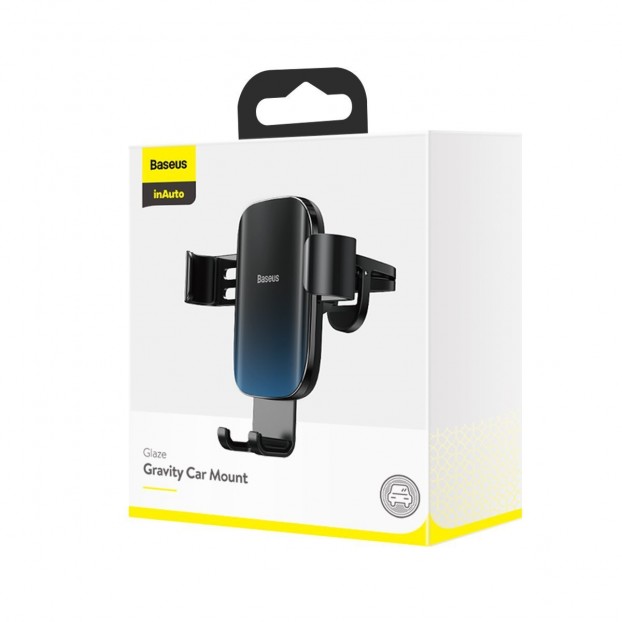 Suport Auto Baseus Glaze Gravitational Holder pentru grila de ventilatie - Negru Suport Auto Baseus Glaze Gravitational Holder pentru grila de ventilatie - Negru