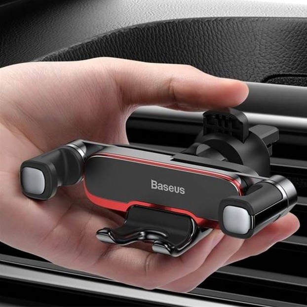 Suport Auto Baseus Lateral Gravity Car Mount Holder pentru grila de ventilatie - Negru