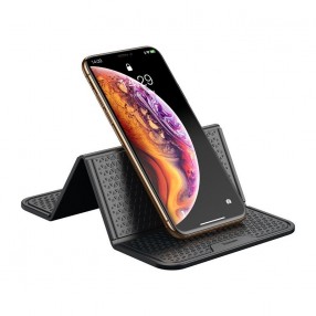 Suport Auto Pliabil Anti-Alunecare Baseus Folding Bracket Antiskid Pad pentru bord - Negru