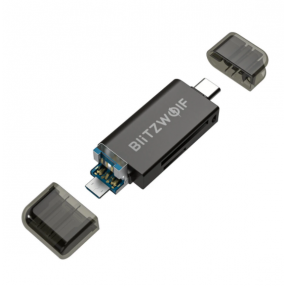 Card reader BlitzWolf BW-CR1SD USB-C / USB-A - Negru
