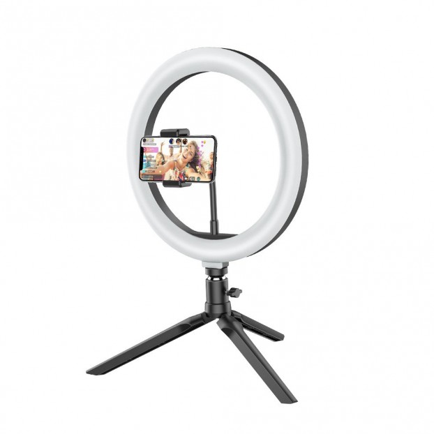 Lampa Circulara LED cu Suport telefon BlitzWolf  BW-SL3 LED Flash Ring