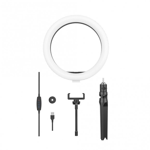 Lampa Circulara LED cu Suport telefon BlitzWolf  BW-SL3 LED Flash Ring