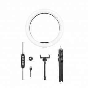 Lampa Circulara LED cu Suport telefon BlitzWolf  BW-SL5 LED Flash Ring RGB