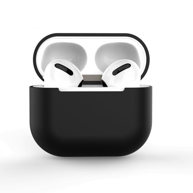 Husa Casti AirPods 1 2 silicon TPU - Negru