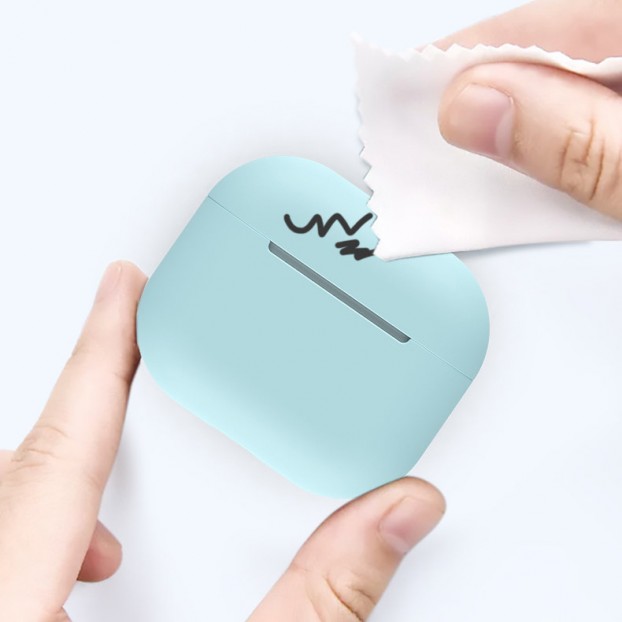 Husa Casti AirPods Pro silicon TPU - Alb