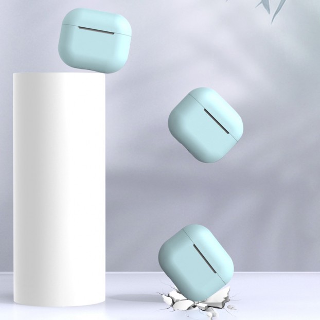 Husa Casti AirPods Pro silicon TPU - Alb