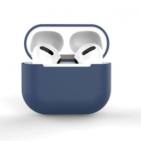 Husa Casti AirPods Pro silicon TPU - Albastru