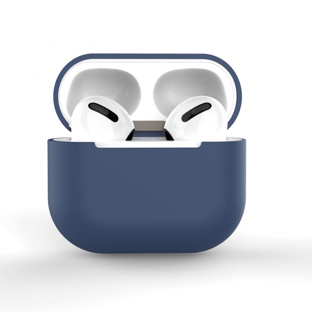 Husa Casti AirPods Pro silicon TPU - Albastru