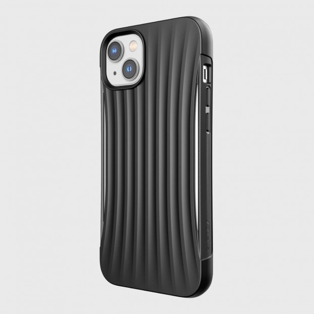 Husa Antishock iPhone 14 Raptic X-Doria Clutch Case compatibil cu MagSafe - Negru