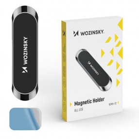 Suport Telefon Wozinsky WMH-01 Magnetic Holder cu banda adeziva - Negru