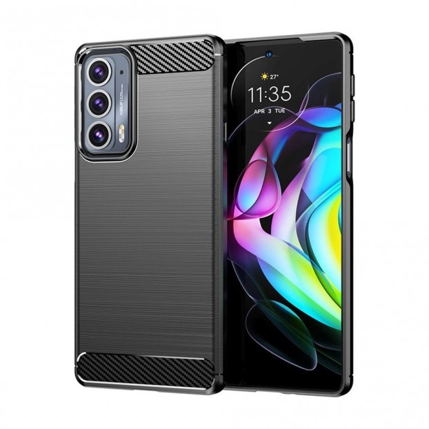 Husa Antisoc Motorola Edge 20 Pro Premium Forcell CARBON - Black 