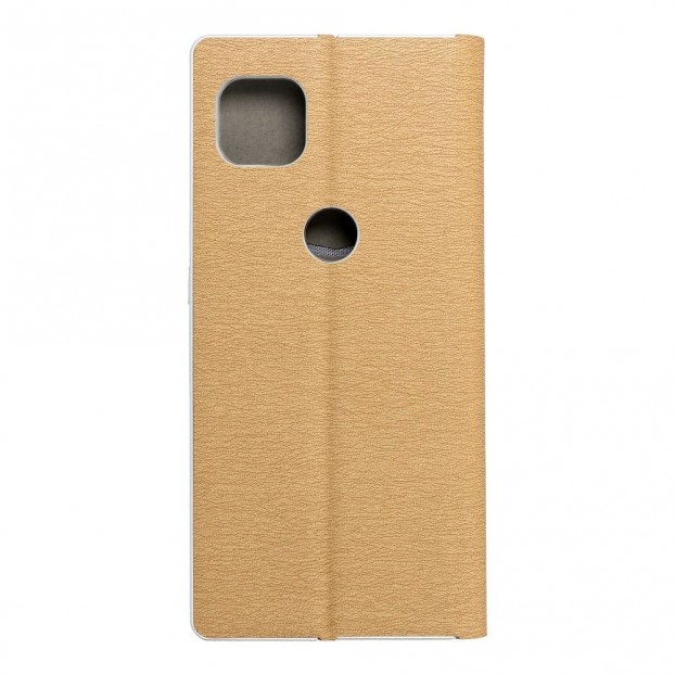 Husa Motorola Moto G 5G Forcell Luna Book Silver Tip Carte cu Magnet - Auriu Husa Motorola Moto G 5G Forcell Luna Book Silver Tip Carte cu Magnet - Auriu