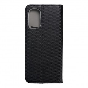 Husa Motorola Moto G52 Smart Book Case Tip Carte Cu Magnet - Negru