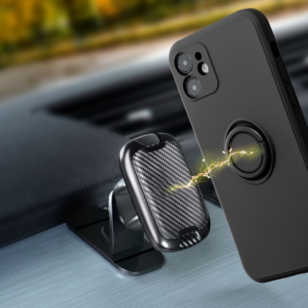 Husa Samsung Galaxy A23 5G Forcell Silicone Ring - Negru