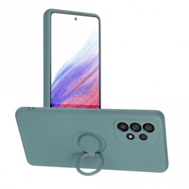 Husa Samsung Galaxy A53 5G Forcell Silicone Ring - Verde