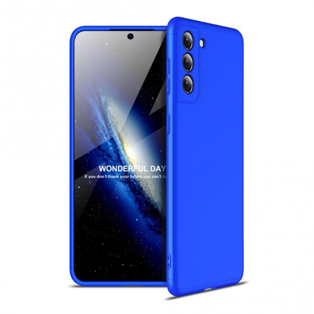 Husa 360 Samsung Galaxy S21 Plus GKK Full Protection - Albastru