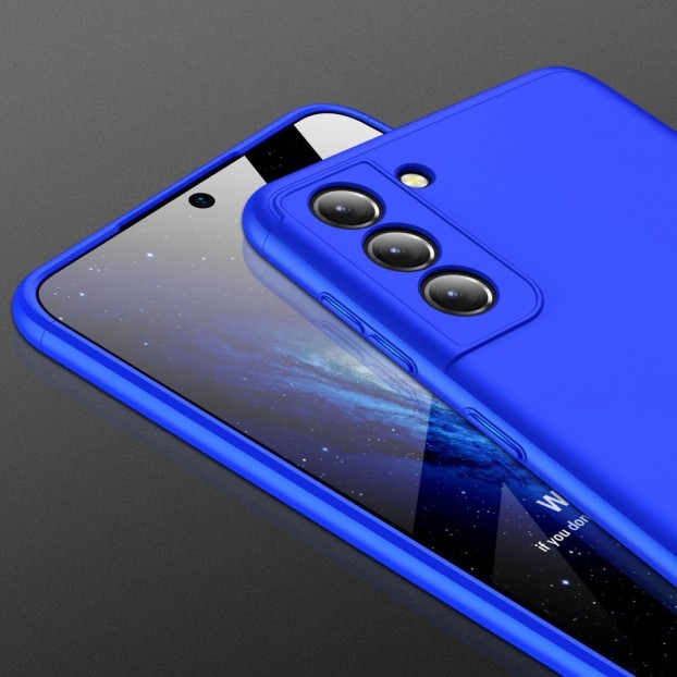 Husa 360 Samsung Galaxy S21 Plus GKK Full Protection - Albastru Husa 360 Samsung Galaxy S21 Plus GKK Full Protection - Albastru