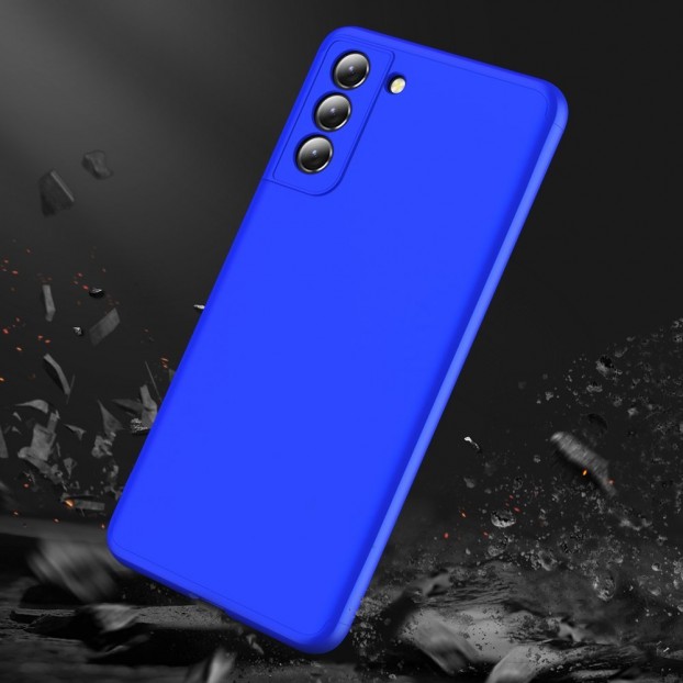 Husa 360 Samsung Galaxy S21 Plus GKK Full Protection - Albastru Husa 360 Samsung Galaxy S21 Plus GKK Full Protection - Albastru