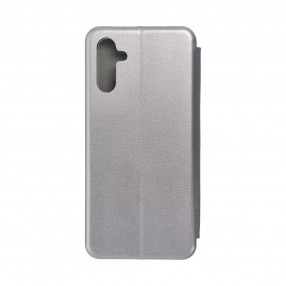 Husa Tip Carte Samsung Galaxy A13 5G / A04s MANGUSTA Elegance, Piele Ecologica - Gri