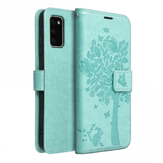 Husa Samsung Galaxy A03s Forcell Mezzo Book Tip Carte cu Magnet - Spring Green