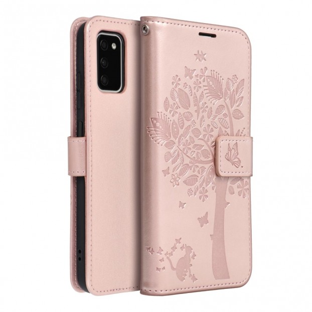Husa Samsung Galaxy A03s Forcell Mezzo Book Tip Carte cu Magnet - Spring Pink